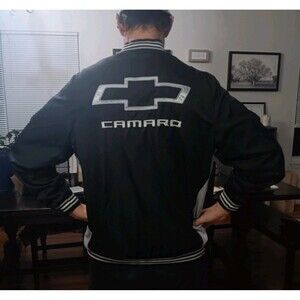 Camaro Jacket Light Weight Ripstop Nylon Embroidered Jacket JH Design SIZE LARGE